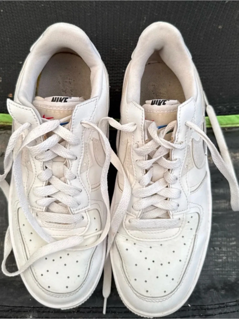 Nike White Low-Top Leather Sneakers